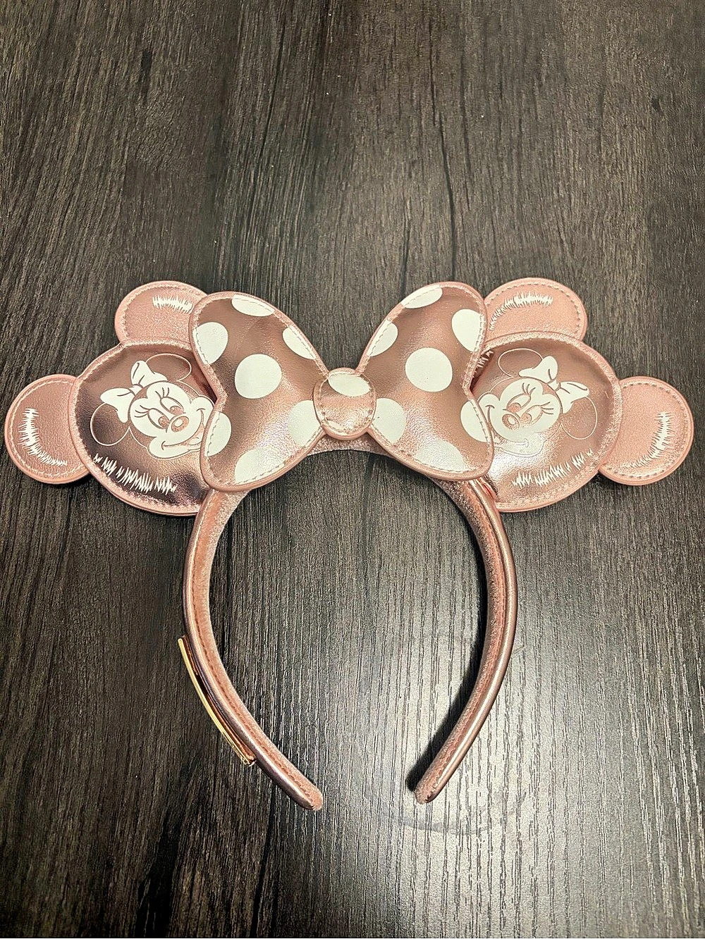 Disney Loungefly Minnie Mouse Pink Polka Dot Headband